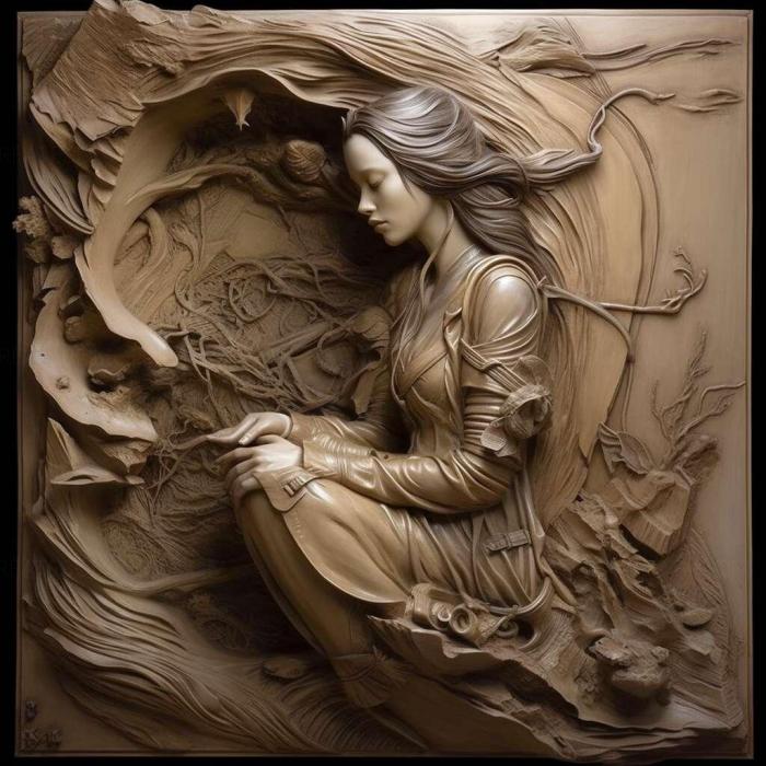 نموذج ثلاثي الأبعاد لآلة CNC 3D Art 